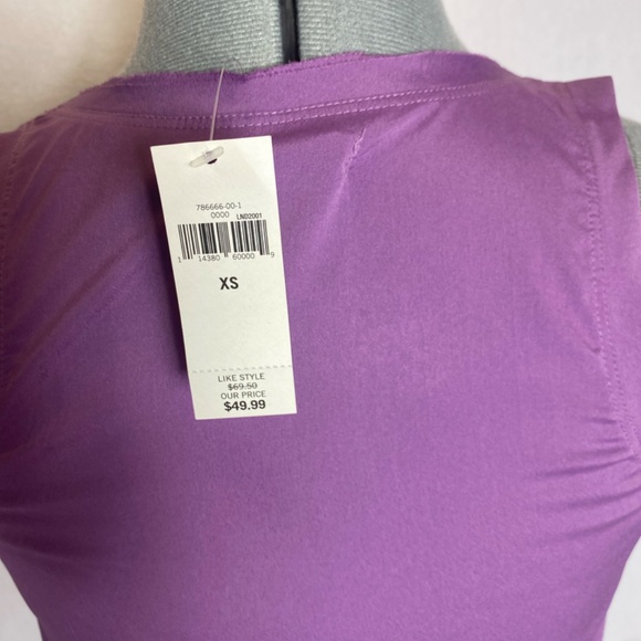 Purple Banana Republic Tank with ruffles. - Picture 7 of 11